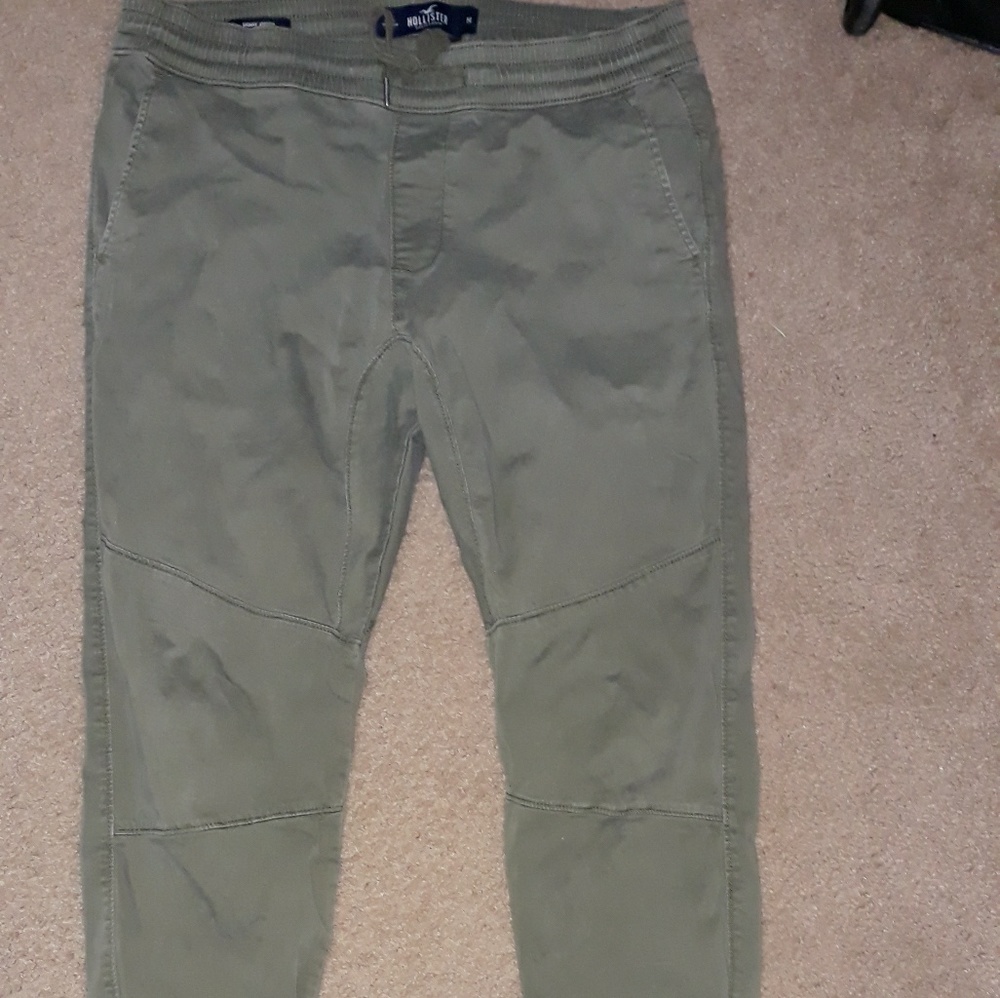 Hollister Skinny Green Joggers